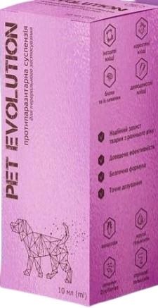 Суспензия Pet Evolution противопаразитарная для собак, 10 мл