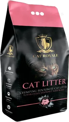 Наповнювач для котячого туалету Cat Royale бентонітовий Дитяча Пудра, 5 кг