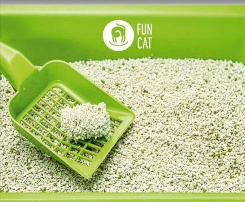 Наполнитель для кошачьего туалета Fun Cat Mint Paws зерновой с ароматом мяты, 5 л