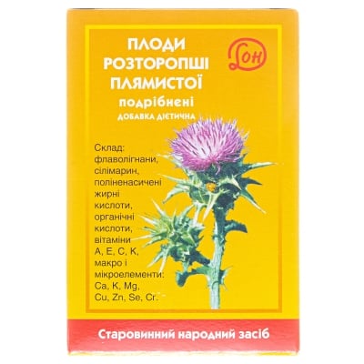 Расторопши плоды измельченные Дон по 100 г в пач.