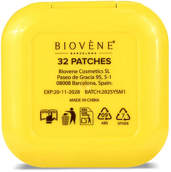 Патчі проти висипань Biovene у футлярі жовті, 32 штуки