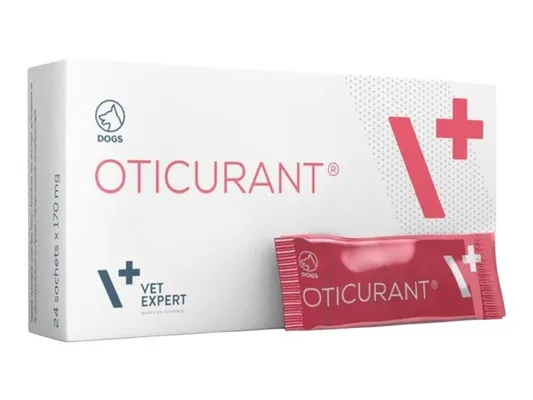 Отікурант VetExpert Oticurant порошок для догляду за вухами у собак, 24 пакета