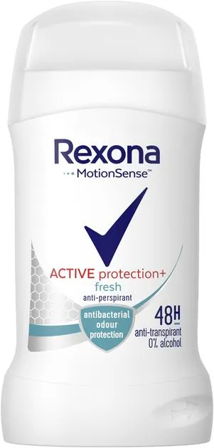 Дезодорант-антиперспірант стік Rexona Активний захист та свіжість, 40 мл