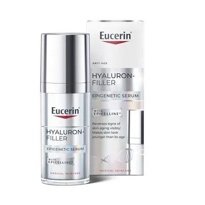 Сироватка для обличчя Eucerin Hyaluron-Filler епігенетична антивікова для всіх типів шкіри (99122), 30 мл