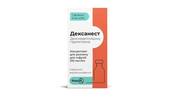 Дексанест концентрат для р-ну д/інф. 100 мкг/мл по 4 мл №1 у флак.