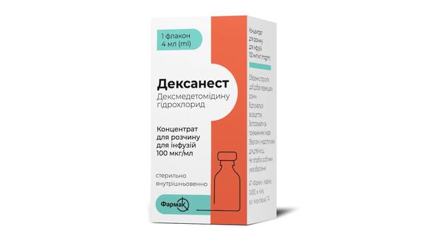Дексанест концентрат для р-ра д/инф. 100 мкг/мл по 4 мл №1 во флак.