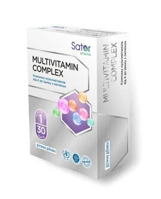Мультівітамін Комплекс Sator Pharma таблетки №30 (10х3)