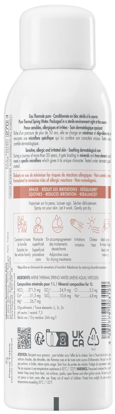 Термальна вода Avene Eau Thermale, 150 мл