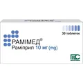 Рамімед таблетки по 10 мг №30 (10х3)
