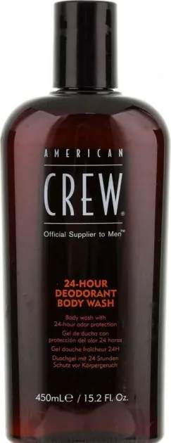 Гель для душу American Crew 24-Hour Deodorant Body Wash Захист від поту 24 години, 450 мл
