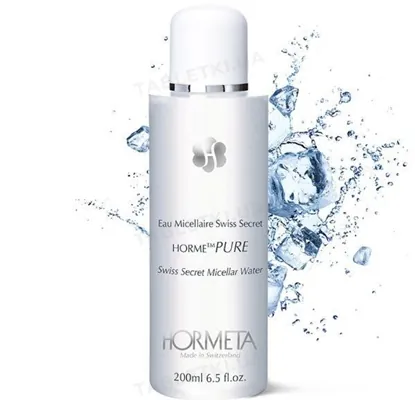 Міцелярна вода Hormeta HormePure Eau Micellaire Секрет Швейцарії, 200 мл