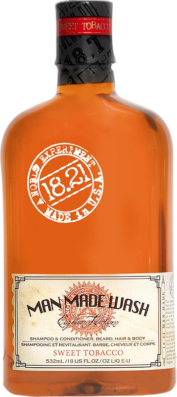 Набір подарунковий 18.21 Man Made Volume 11 Sweet Tobacco (шампунь-гель душ 532 мл + паста для волосся 56.7 мл)