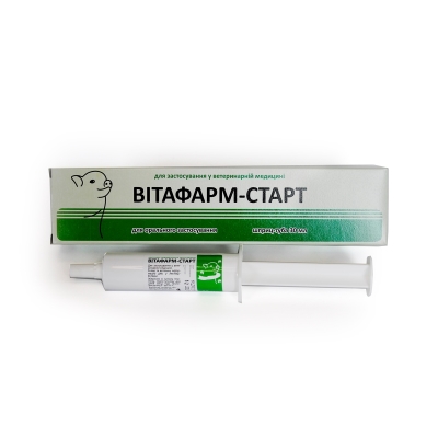Витафарм-старт (ДЛЯ ЖИВОТНЫХ) паста для орального применения, 30 мл в шприц-тубе