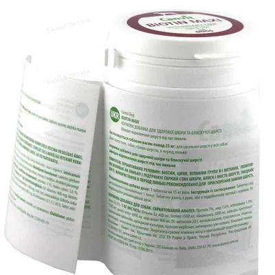 Вітамінно-мінеральний комплекс Canvit Biotin для собак, 100 г