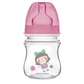 Пляшечка антиколікова Canpol Babies EasyStart "Кольорові звірята" 35/205 з широким отвором, 120 мл