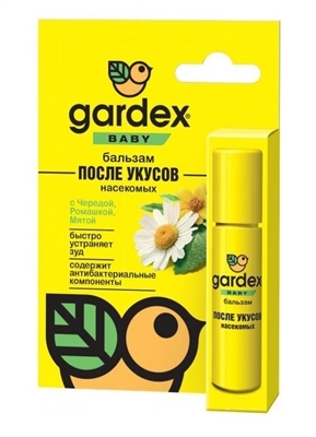 Бальзам Gardex Baby после укусов насекомых, 7 мл