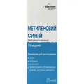 Метиленовий синій Solution pharm 1% водний косметичний лосьйон по 25 мл у флак.