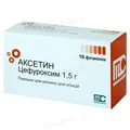 Аксетин порошок для р-ну д/ін. по 1.5 г №10 у флак.
