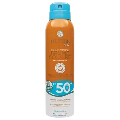 Спрей сонцезахисний O'lysee з дуже високим ступенем захисту SPF 50+, 150 мл