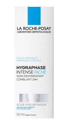 Крем для лица La Roche-Posay Hydraphase Intense Riche интенсивный увлажняющий для сухой и чувствительной кожи, 50 мл