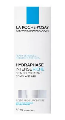 Крем для обличчя La Roche-Posay Hydraphase Intense Riche інтенсивний зволожуючий для сухої і чутливої шкіри, 50 мл