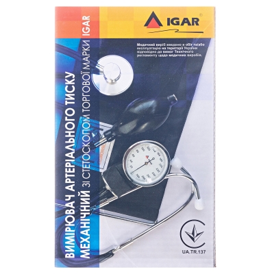 Тонометр IGAR механічний зі стетоскопом
