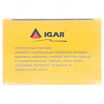 Тонометр IGAR механічний зі стетоскопом