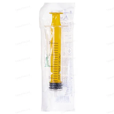 Шприц 20 мл IGAR трикомпонентний з голкою 21G х 1 1/2 "(0,8 х 38 мм), 1 штука