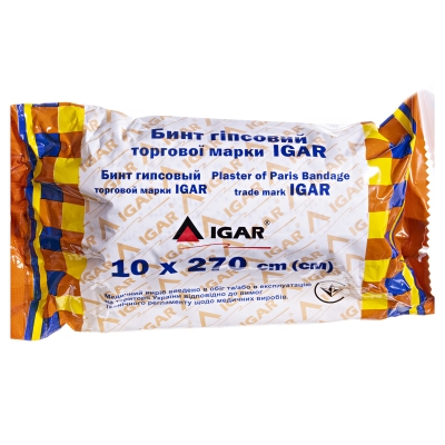 Бинт гипсовый IGAR 10 х 270 см