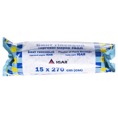 Бинт гипсовый IGAR 15 х 270 см