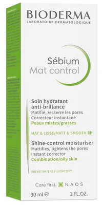 Крем для обличчя Bioderma Sebium Mat Control матуючий, 30 мл