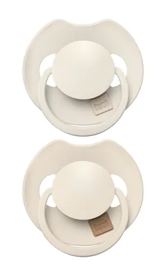 Пустушка силіконова динамічна Lovi Prime 34/402 Coconut/Ivory, 6-18 міс, 2 шт