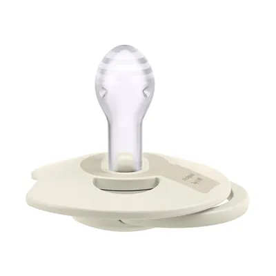 Пустушка силіконова динамічна Lovi Prime 34/402 Coconut/Ivory, 6-18 міс, 2 шт