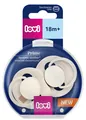 Пустушка силіконова динамічна Lovi Prime 34/403 Coconut/Ivory, 18+ міс, 2 шт