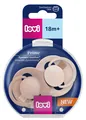 Пустушка силіконова динамічна Lovi Prime 34/407 Nude/Blush, 18+ міс, 2 шт