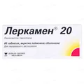 Леркамен 20 таблетки, в/плів. обол. по 20 мг №60 (10х6)