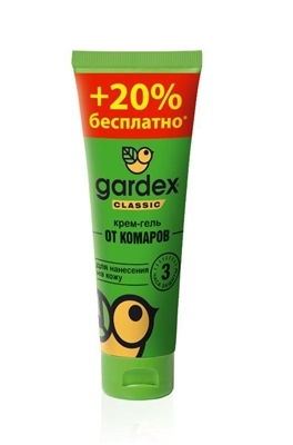 Крем-гель против комаров Gardex Classic, 60 мл