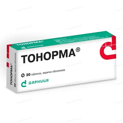 Тонорма таблетки, в/о №30 (10х3)