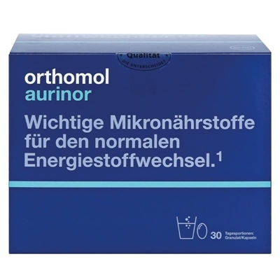 Ортомол Aurinor обмен веществ капсулы + порошок, курс 30 дней