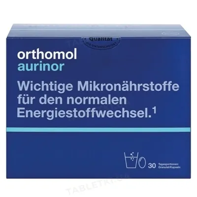 Ортомол Aurinor обмін речовин капсули + порошок, курс 30 днів