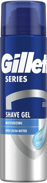 Гель для гоління Gillette Series Moisturizing Зволожуючий, 200 мл