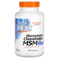 Глюкозамин хондроитин МСМ Doctor's Best Glucosamine Chondroitin MSM with OptiMSM, 240 вегетарианских капсул
