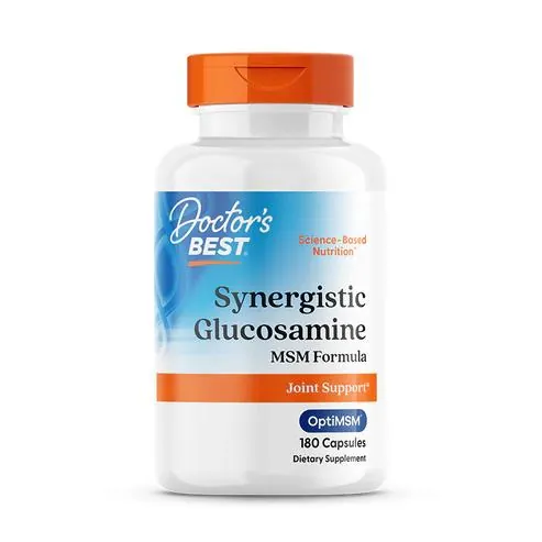Синергічний Глюкозамін МСМ-Формула Doctor's Best OptiMSM, 180 капсул