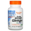 Гінкго білоба екстракт 120 мг Doctor's Best Extra Strength Ginkgo, 120 вегетаріанських капсул