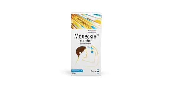 Молескін лосьйон 0,1 % по 50 мл у флак. скл. з дозат.