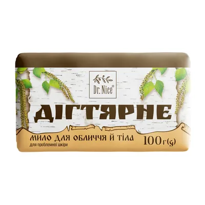 Мило Dr.Nice Дігтярне, 100 г