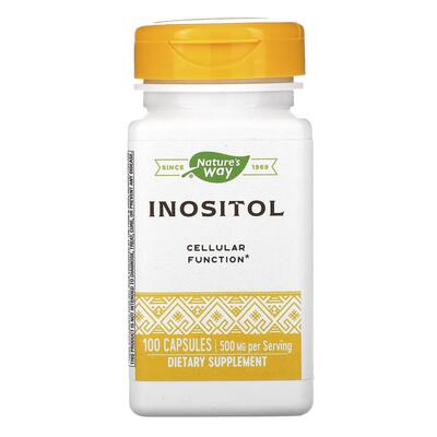 Инозитол Nature's Way Inositol 500 мг, 100 капсул