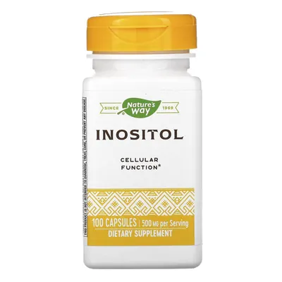 Інозитол Nature's Way Inositol 500 мг, 100 капсул