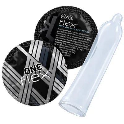 Презервативи ONE Flex графенові ультратонкі з силіконовою змазкою, 10 штук
