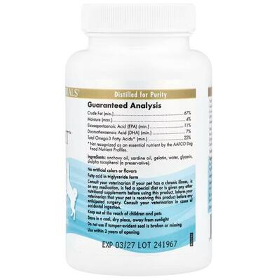 Омега-3 для собак Nordic Naturals Omega-3 Pet, 90 капсул